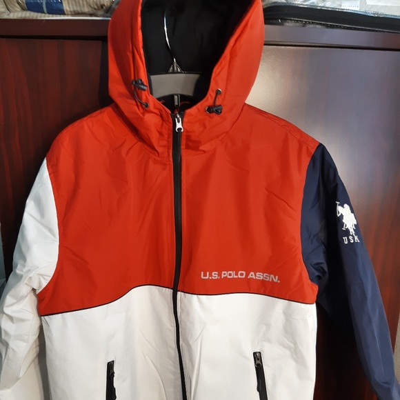 us polo assn rain jacket
